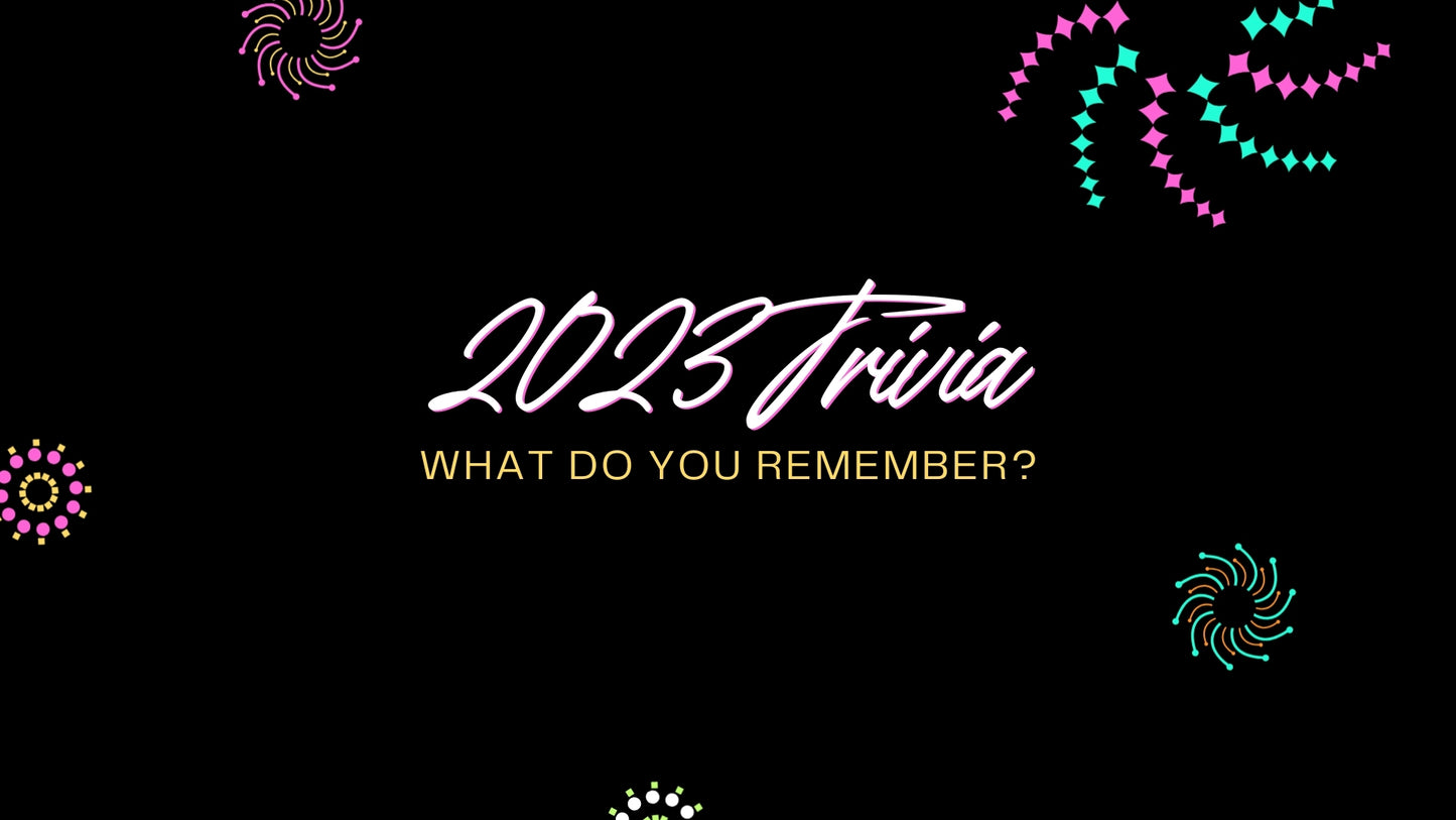2023 New Years Trivia Game