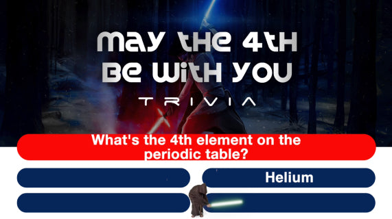 May the 4th Be With You